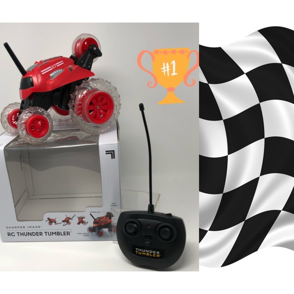 💝👼😇 RC THUNDER TUMBLER by Sharper Image - RED - Picture 2 of 10